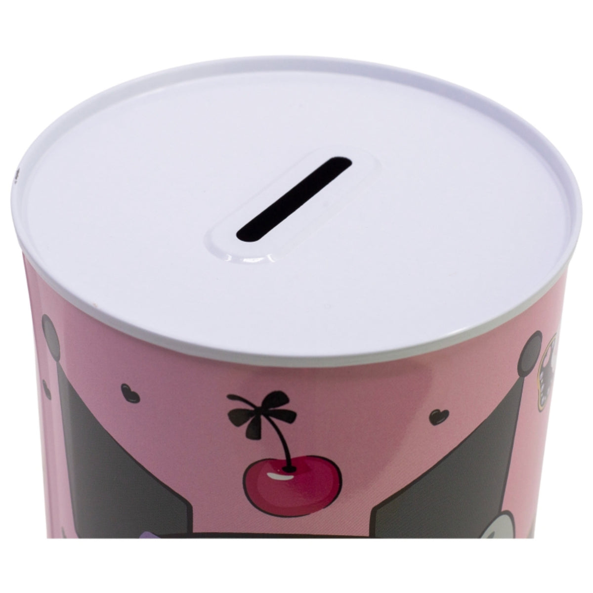 Hello Kitty Kuromi Spardose bedruckt aus Metall 15 × 10 × 10 cm