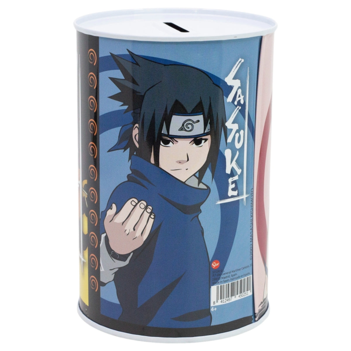 Naruto Spardose bedruckt aus Metall 15 × 10 × 10 cm