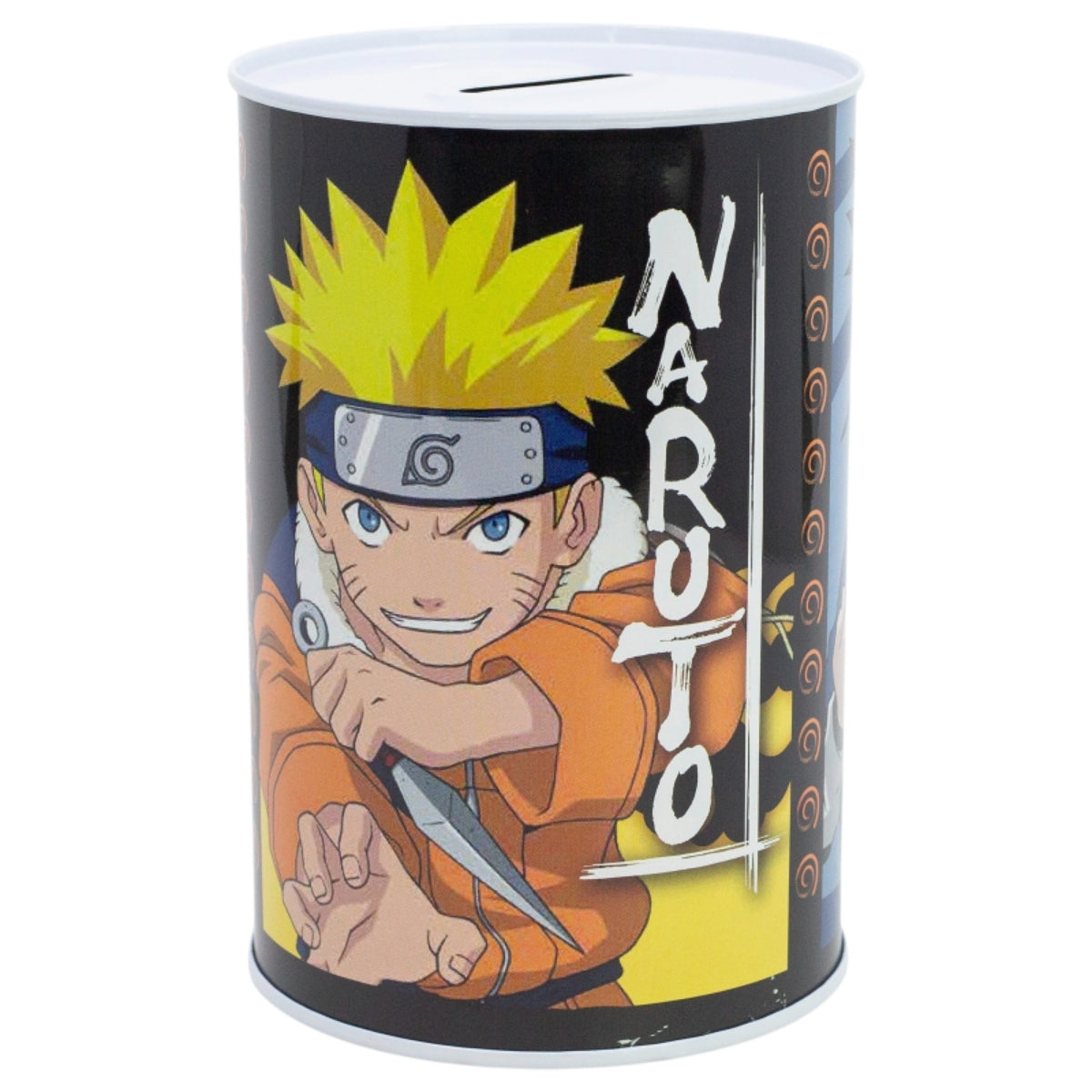 Naruto Spardose bedruckt aus Metall 15 × 10 × 10 cm