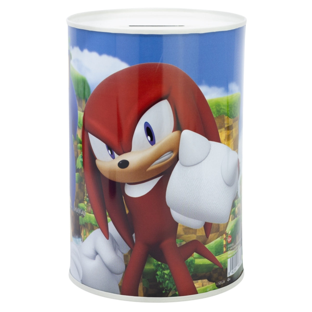 Sonic The Hedgehog Spardose bedruckt aus Metall 15 × 10 × 10 cm