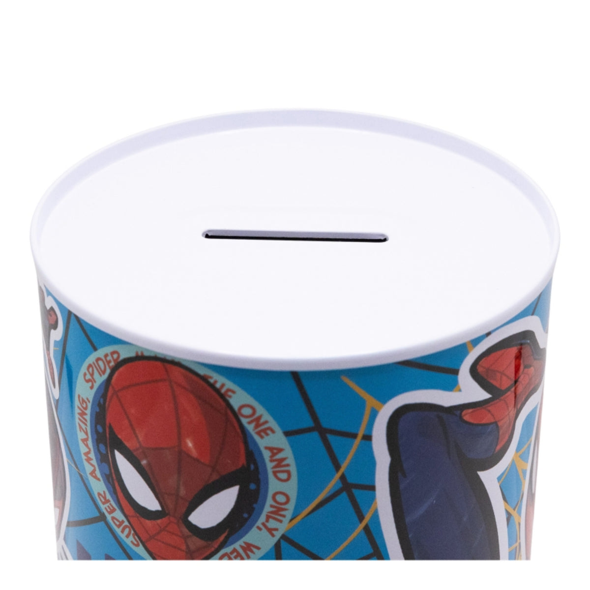 Spiderman Spardose bedruckt aus Metall 15 × 10 × 10 cm