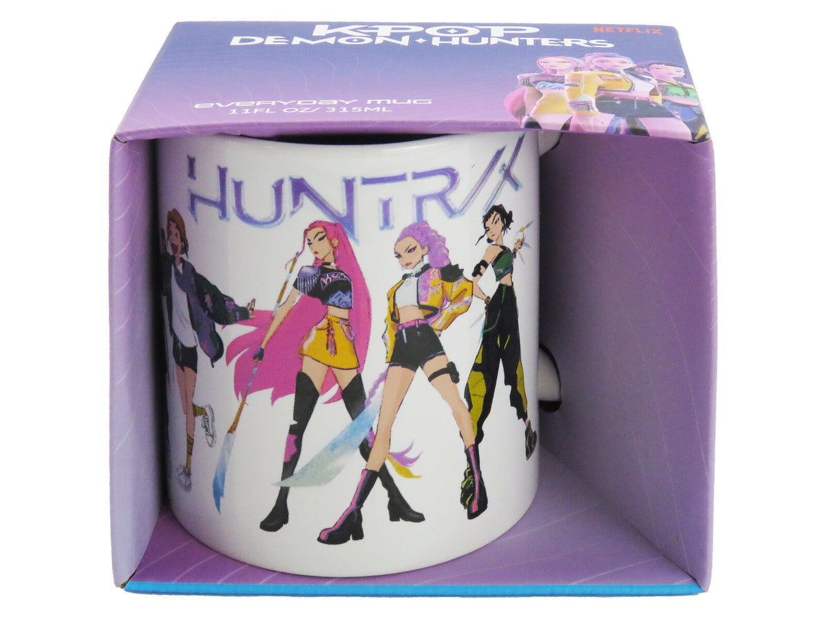 K-Pop Demon Hunters Huntrix Tasse 325 ml für Frühstück Zuhause Büro und Freizeit