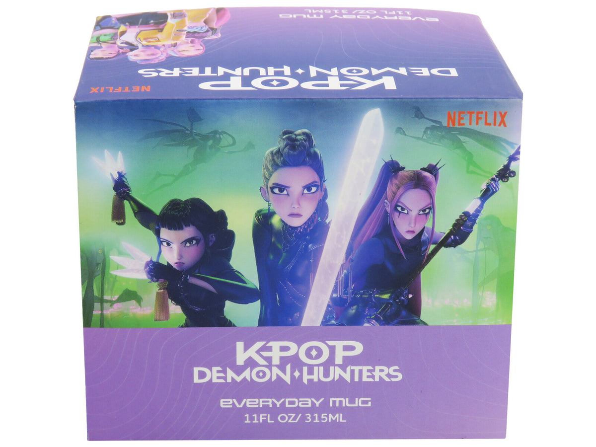 K-Pop Demon Hunters Huntrix Tasse 325 ml für Frühstück Zuhause Büro und Freizeit
