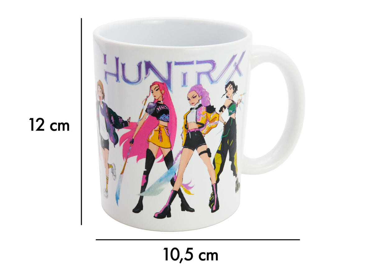 K-Pop Demon Hunters Huntrix Tasse 325 ml für Frühstück Zuhause Büro und Freizeit