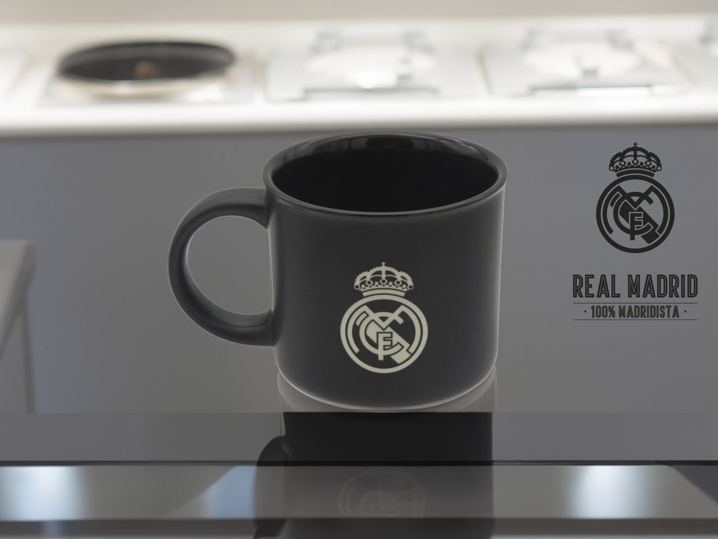 Real Madrid Kaffeetasse Jumbo 430 ml Becher Frühstückstasse Geschenk