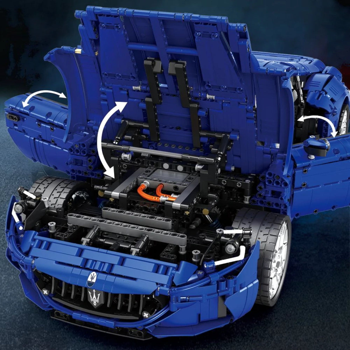 Reobrix 11010 Maserati GranTurismo 2024 Klemmbaustein Sportwagen 5480 Teile