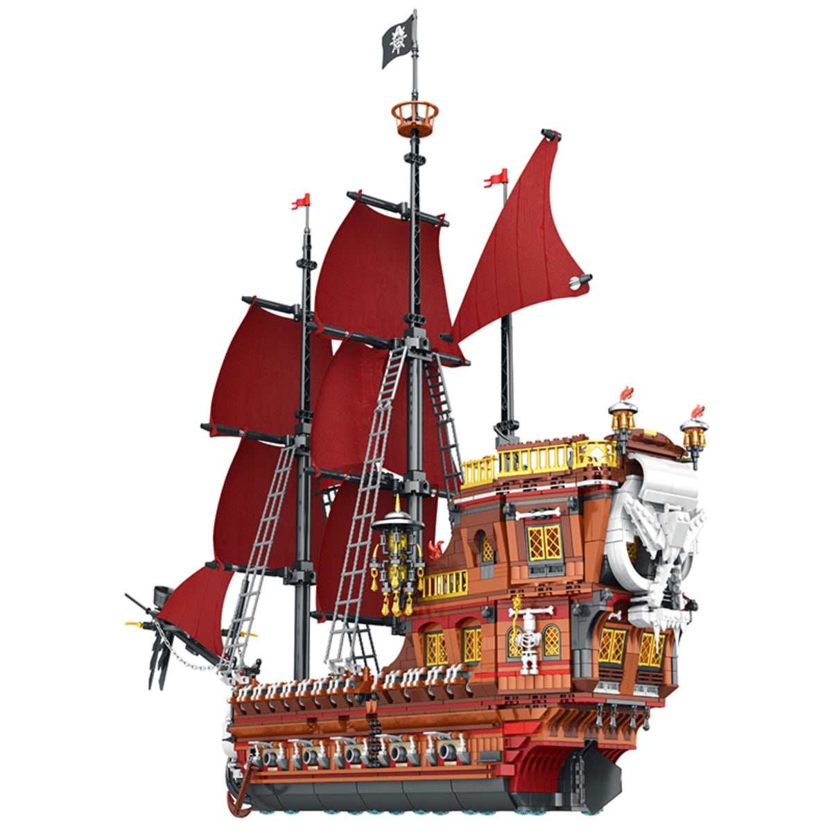 Reobrix 66010 Piratenschiff Klemmbaustein Segelschiff 3066 Teile ab 14