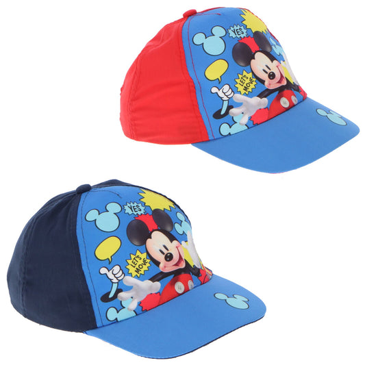 Disney Mickey Mouse Cap – Klassische Disney Kappe aus 100% Baumwolle, Verstellbar