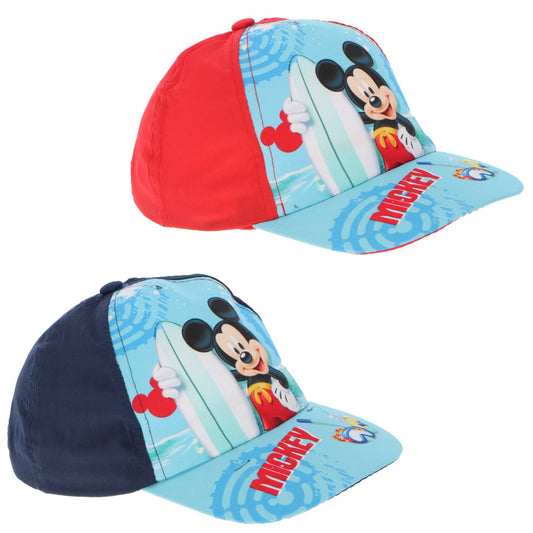 Disney Mickey Mouse Cap Klassische Disney Kappe aus 100% Baumwolle, Verstellbar