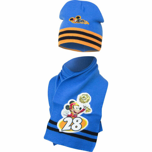 Mickey Maus Mütze und Schal Set Stylisches Winteraccessoire für Kinder