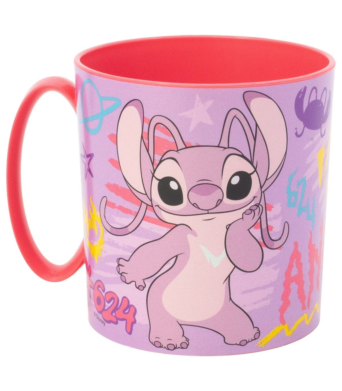 Disney Stitch Angel Micro Mug 390 ml Kinderbecher Mikrowellenbecher