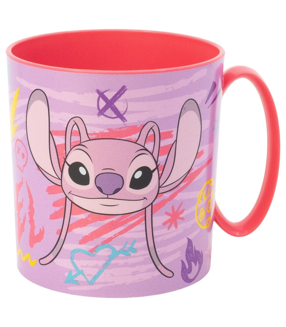 Disney Stitch Angel Micro Mug 390 ml Kinderbecher Mikrowellenbecher