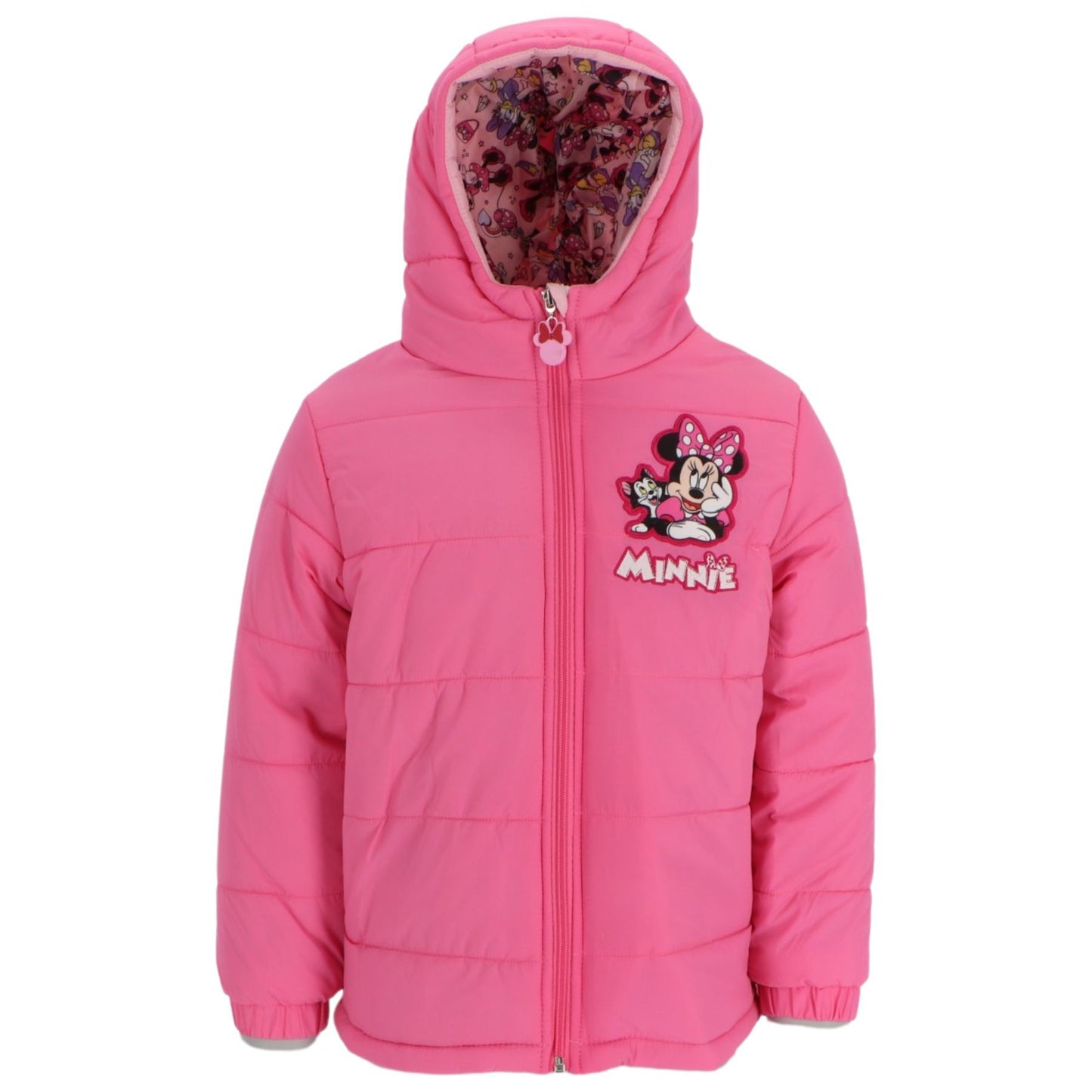 Disney Minnie Mantel für Kinder Winterjacke mit Kapuze