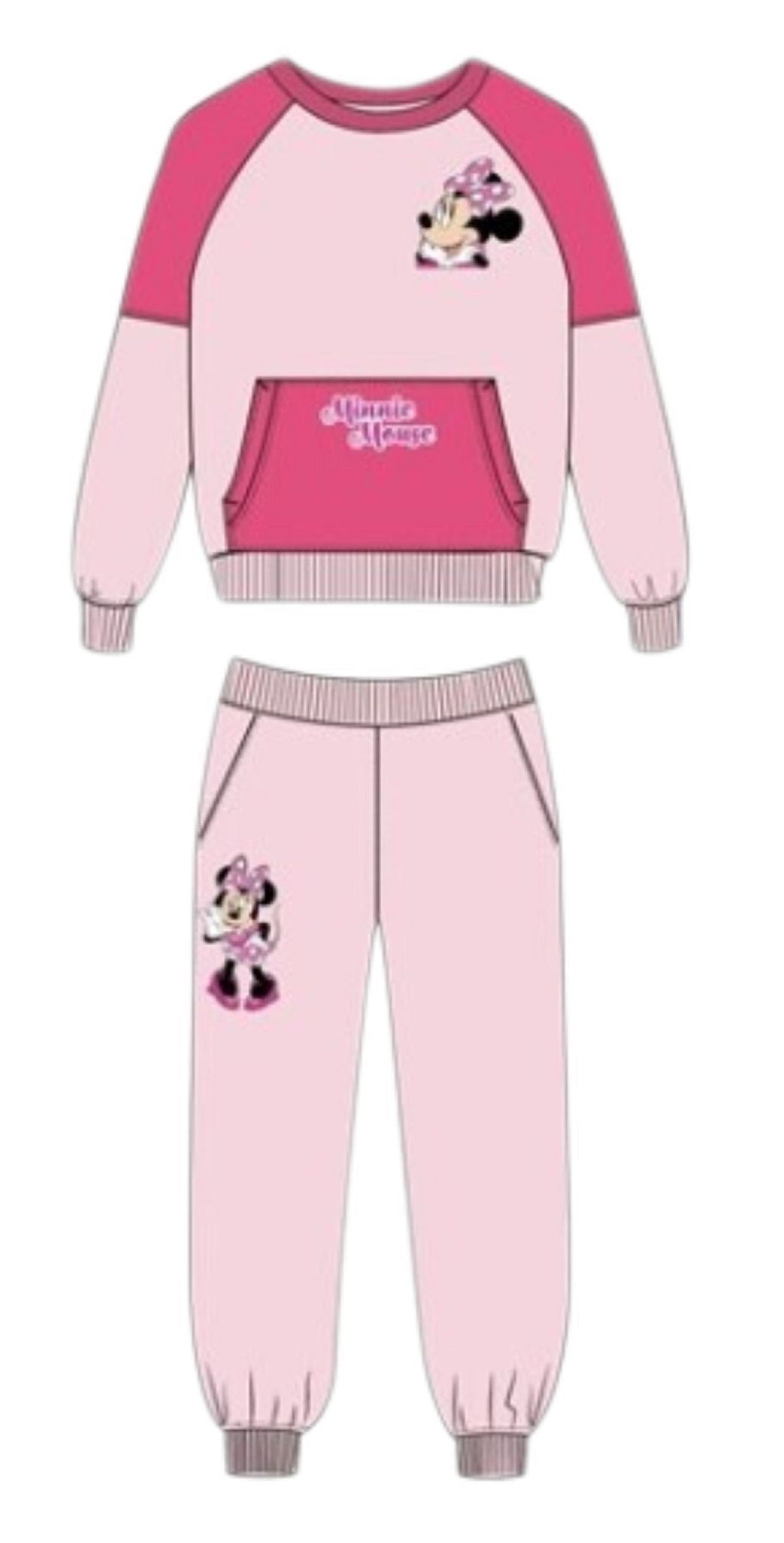 Disney Minnie Mädchen Jogginganzug – Sportlicher Freizeitanzug für Kinder