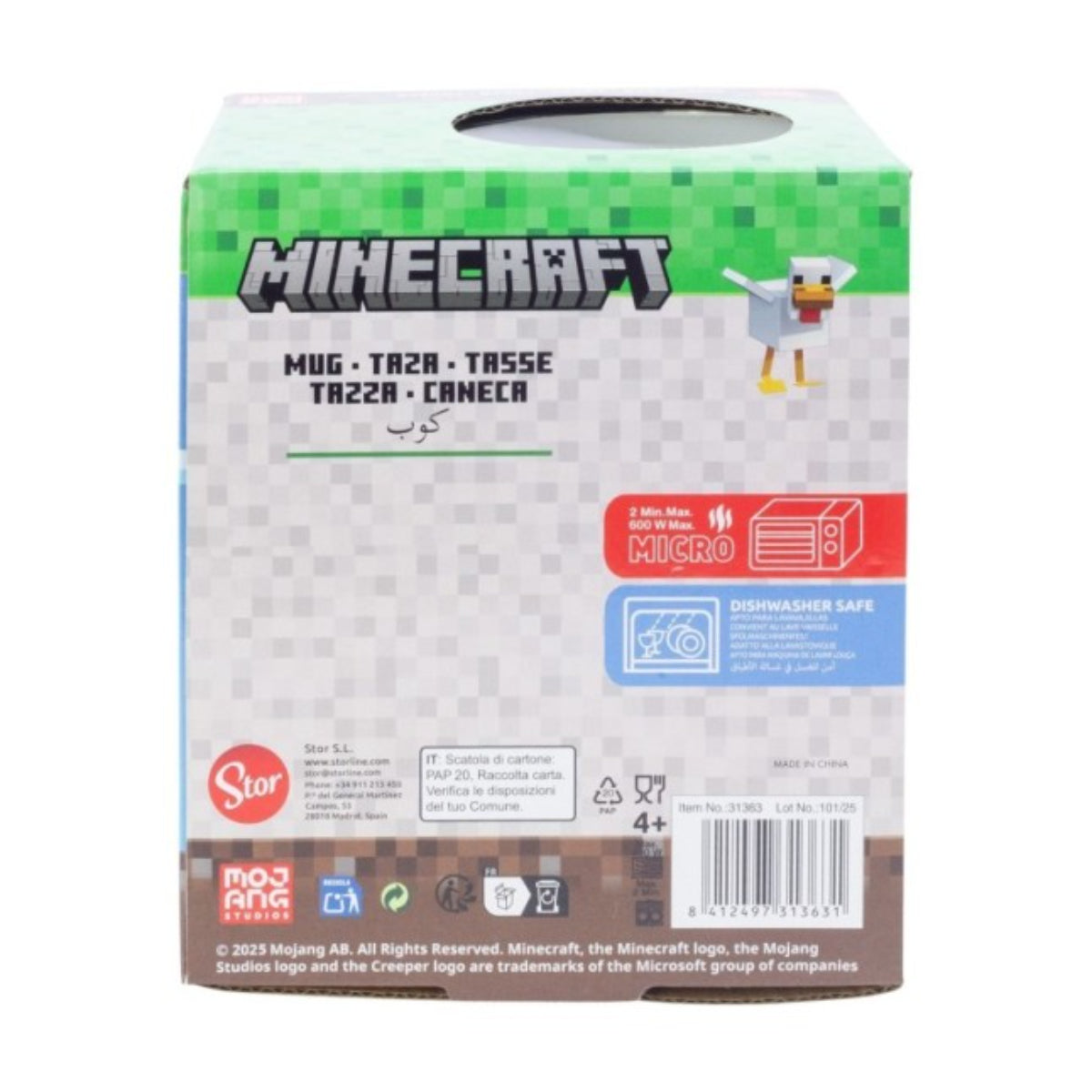 Minecraft Keramiktasse 695 ml Elite Mug Geschenkbox Anime