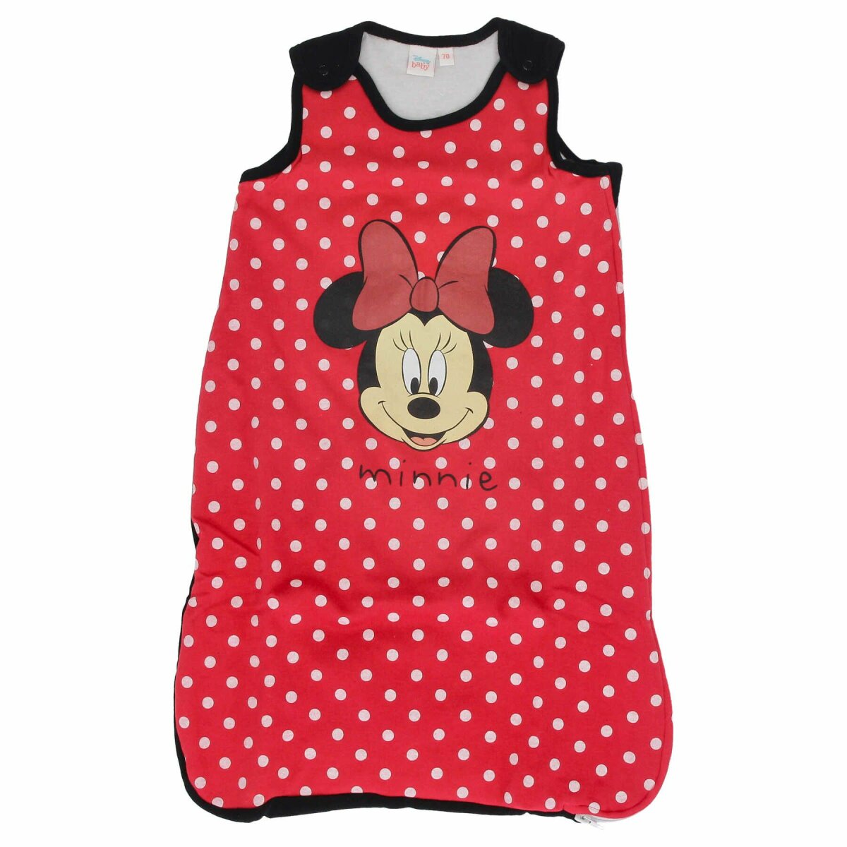 Minnie Maus Baumwoll Schlafsack für Babys, Ärmellos, 70 cm Länge
