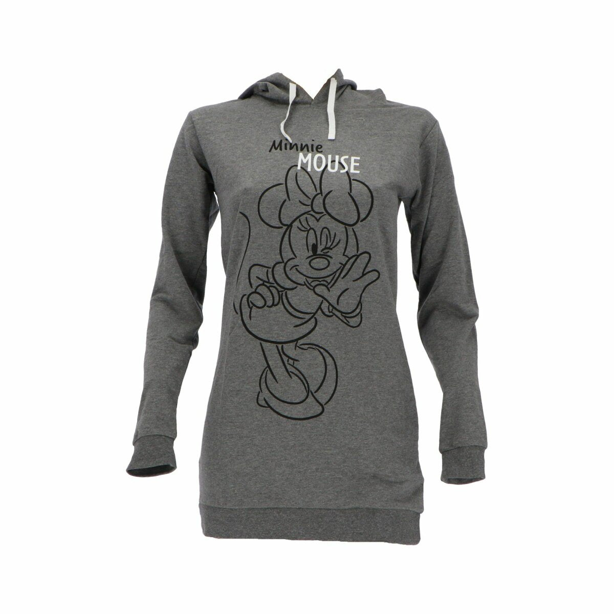 Minnie Maus Pulloverkleid Sweatkleid mit Kapuze komfortables Kleid für stilbewusste Frauen