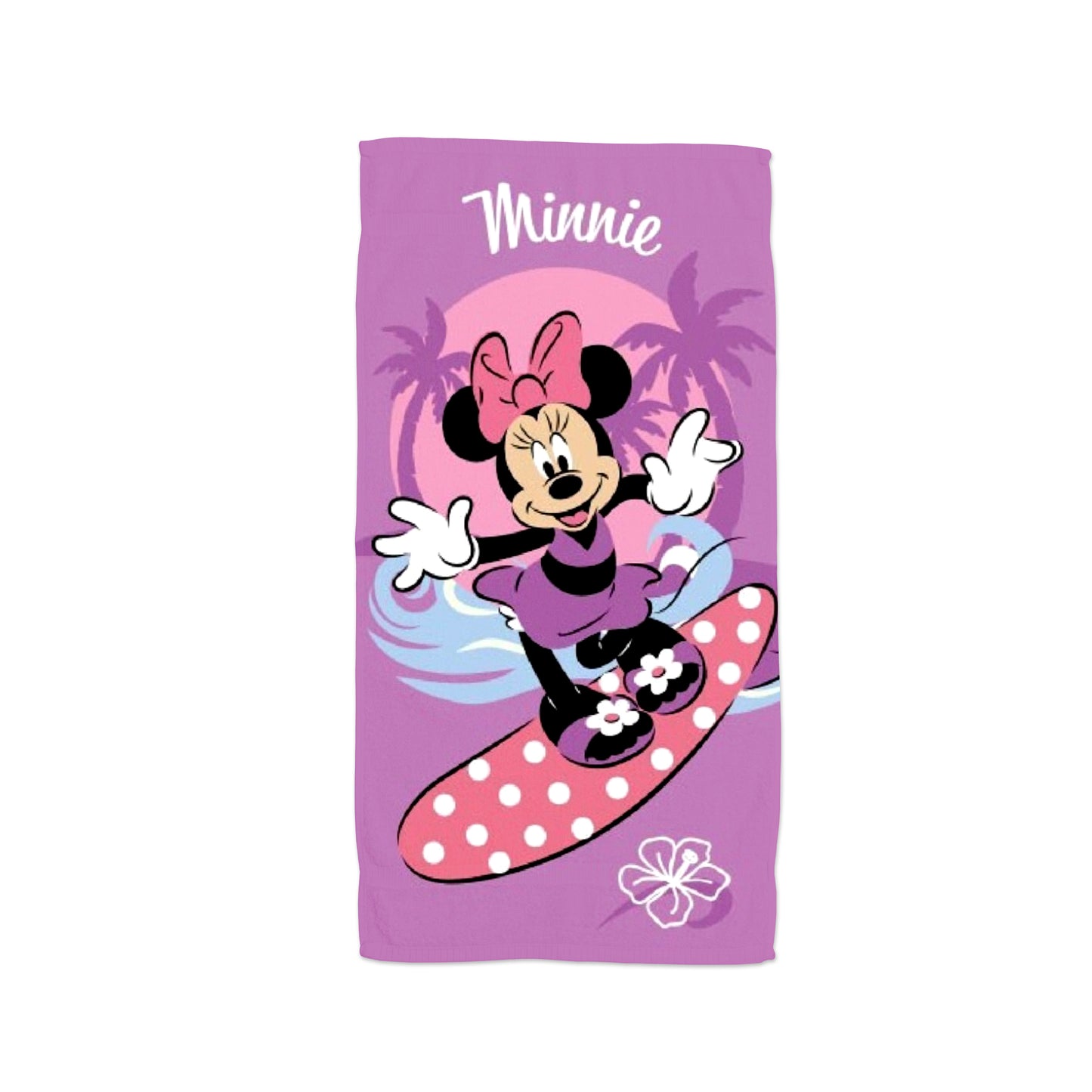 Disney Minnie Mouse Weiches Strandtuch – Saugstarkes Badehandtuch 70x140 cm