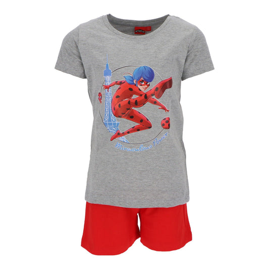Miraculous Ladybug Shortama – Kinderpyjama & Sommer Schlafanzug aus 100% Baumwolle