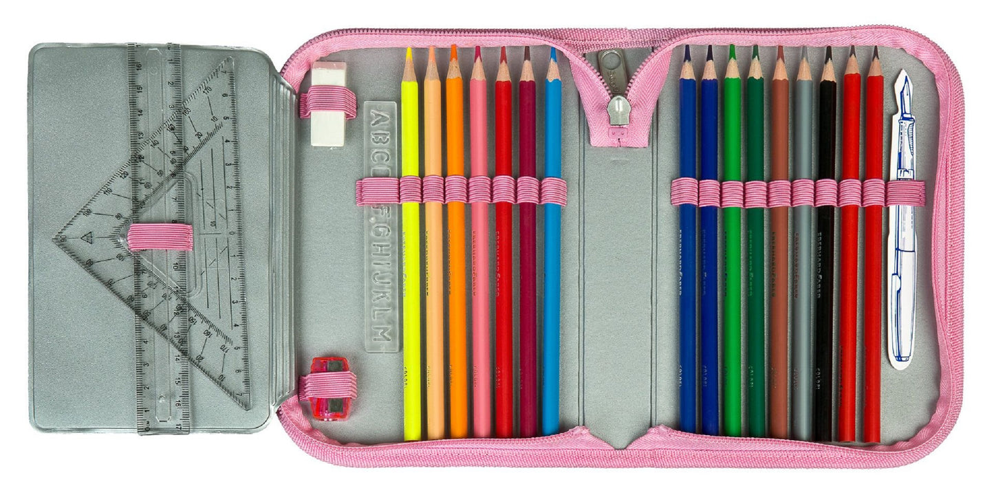 Minnie Mouse Federmappe Etui Komplettes Schreibset für Kinder