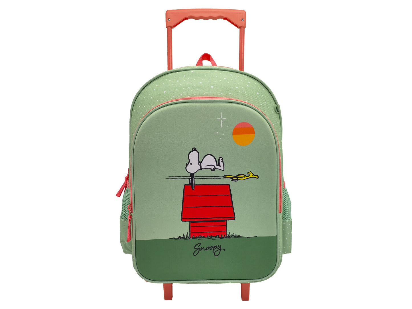 Snoopy Schulset 3 tlg Trolley Rucksack Etui Lunchbag Schule 43 cm