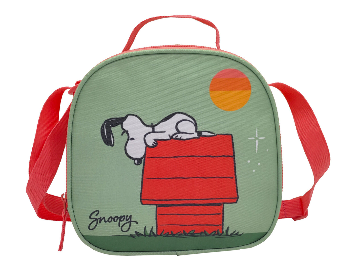 Snoopy Schulset 3 tlg Trolley Rucksack Etui Lunchbag Schule 43 cm