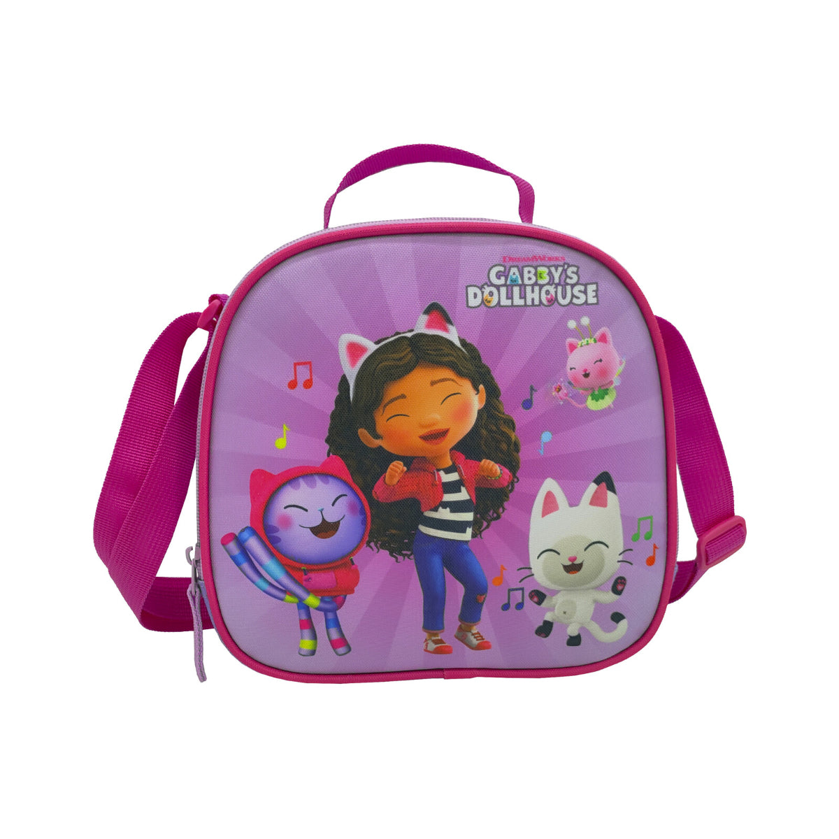 Gabby´s Dollhouse Schulset 3 tlg Trolley Rucksack Etui Lunchbag Schule 43 cm
