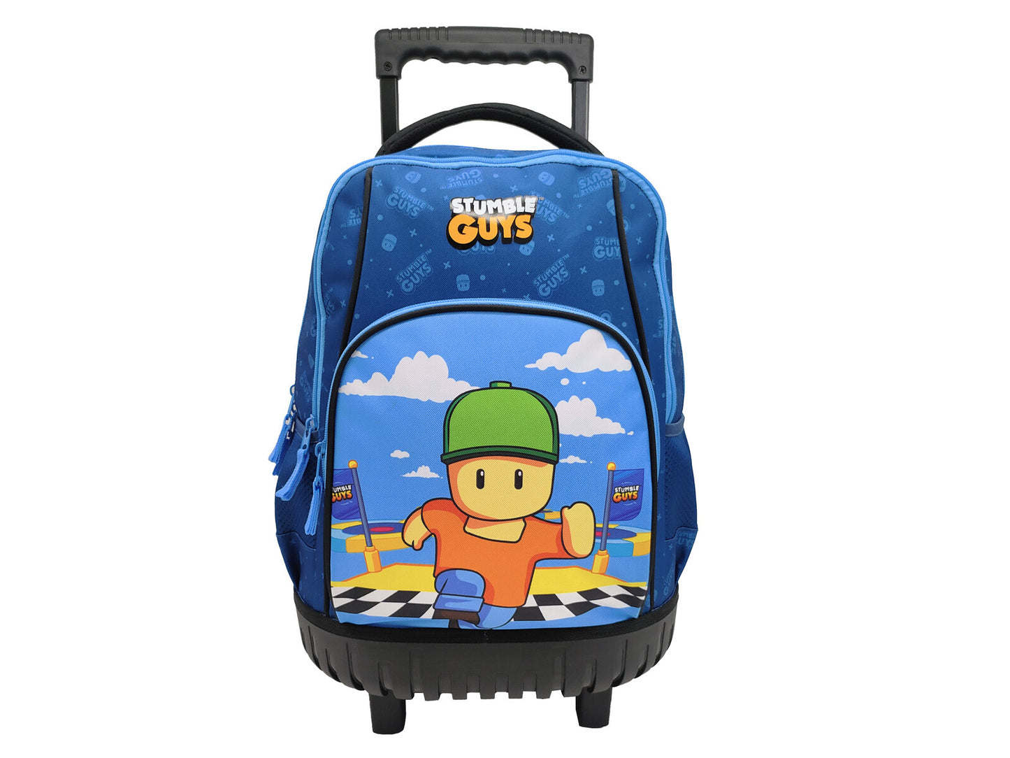 Stumble Guys Trolley Rucksack Set 3 Teile Schule Tasche Etui Lunchbag