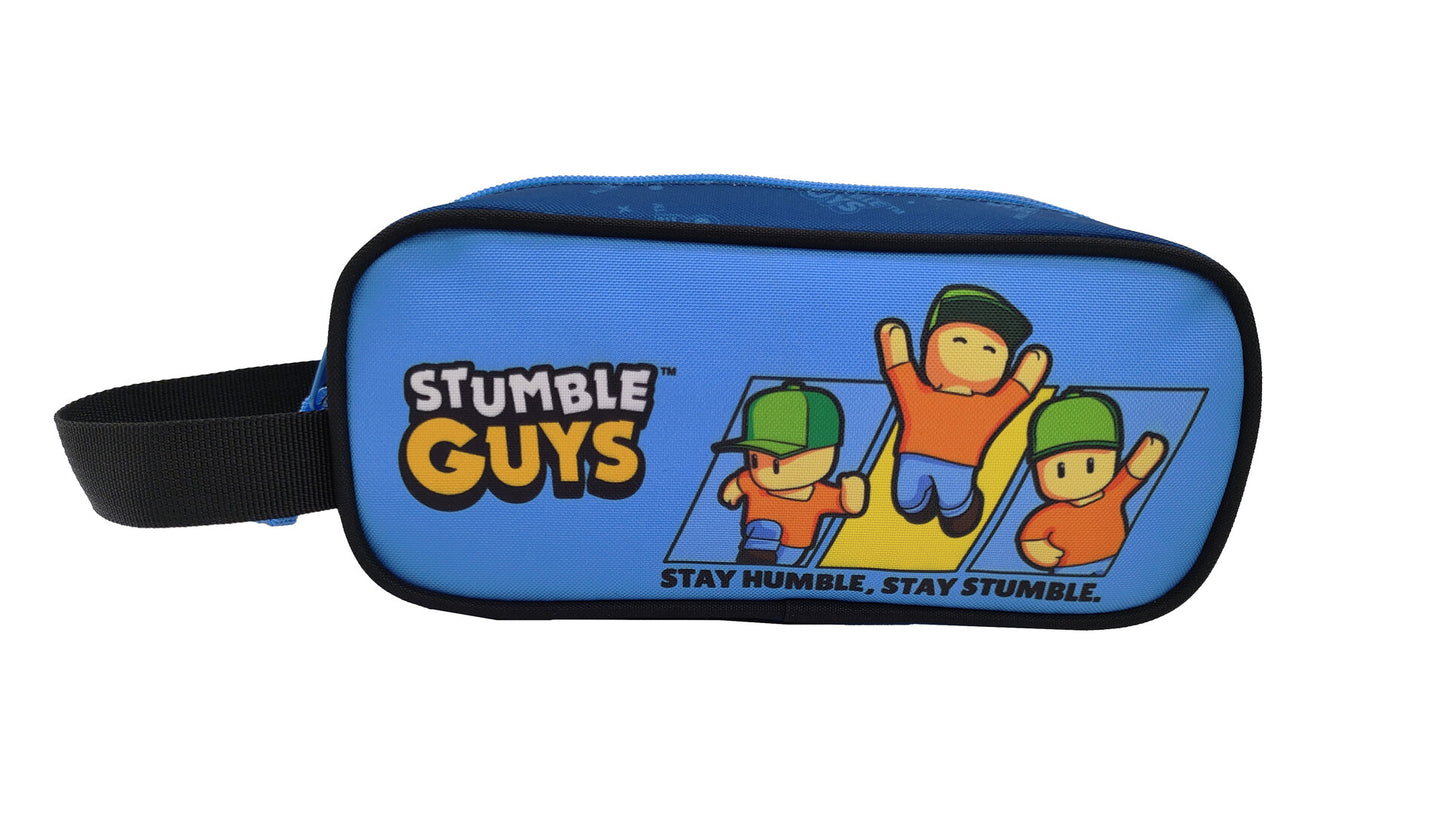 Stumble Guys Trolley Rucksack Set 3 Teile Schule Tasche Etui Lunchbag