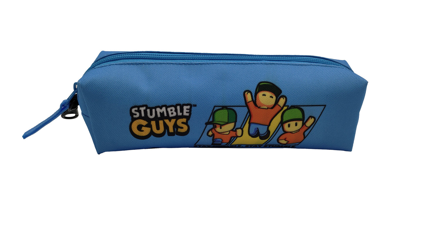 Stumble Guys Schulset 3 tlg Trolley Rucksack Etui Lunchbag Schule 43 cm