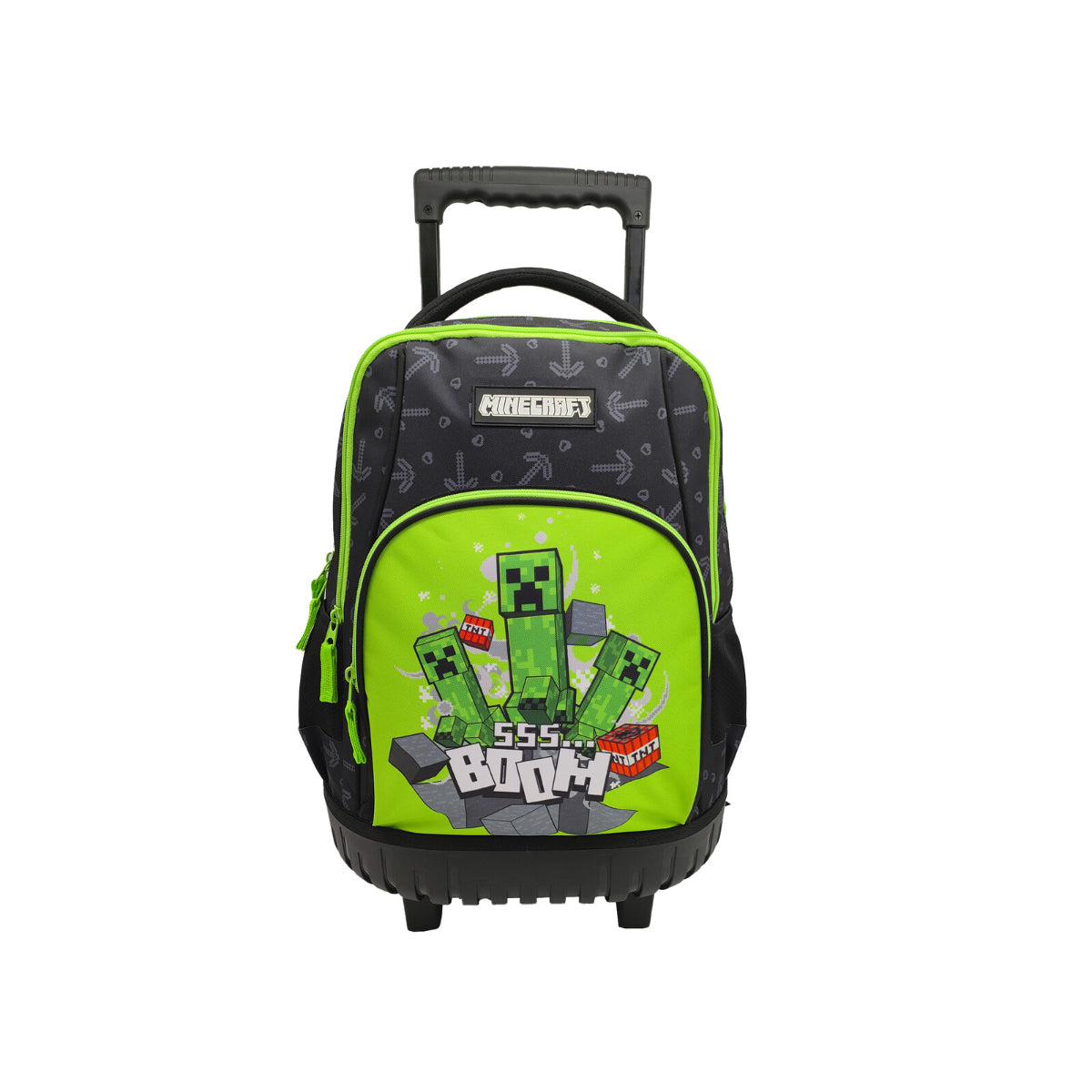 Minecraft Trolley Rucksack Set 3 Teile Schule Tasche Etui Lunchbag
