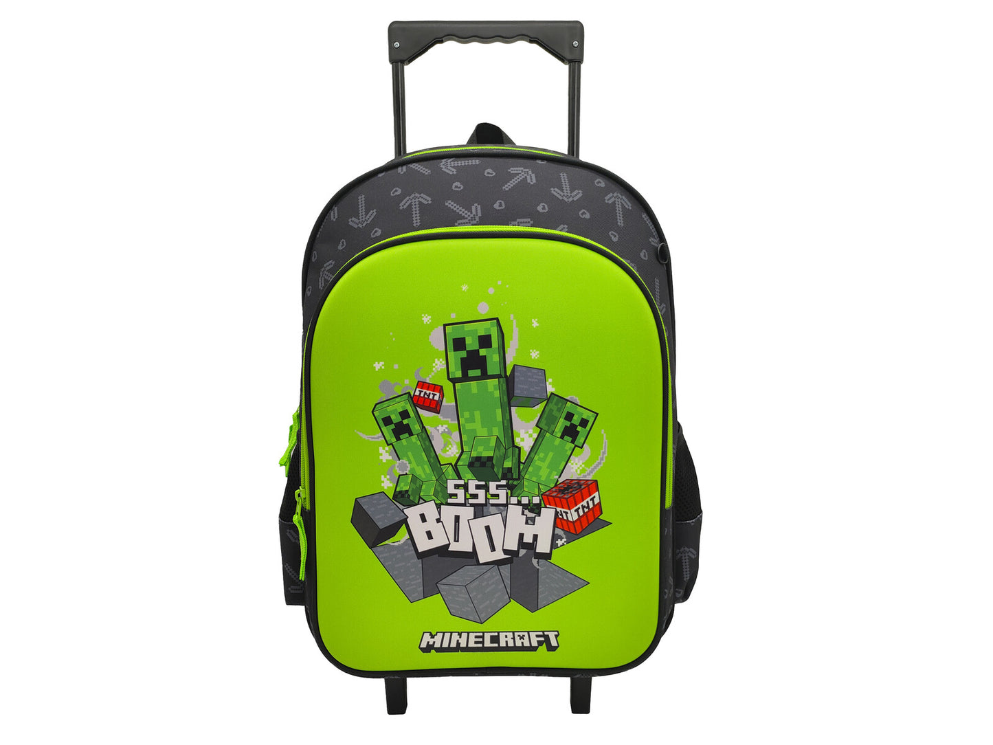 Minecraft Schulset 3 tlg Trolley Rucksack Etui Lunchbag Schule 43 cm