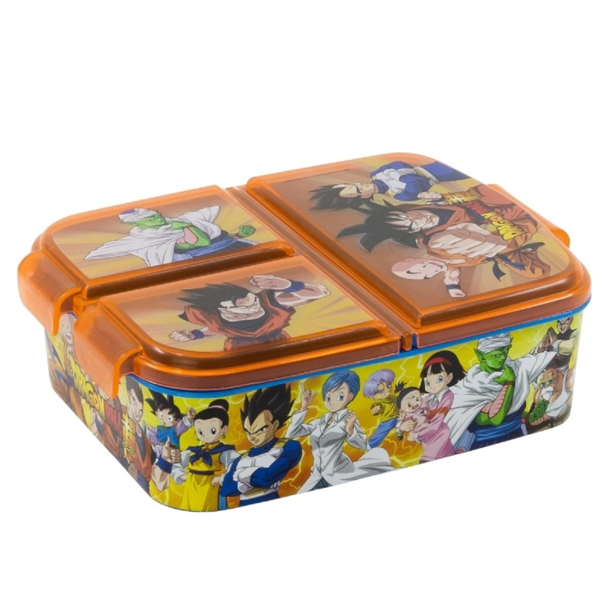 Dragon Ball Kinder Brotdose – Lunchbox mit 3 Fächern & tollem Design