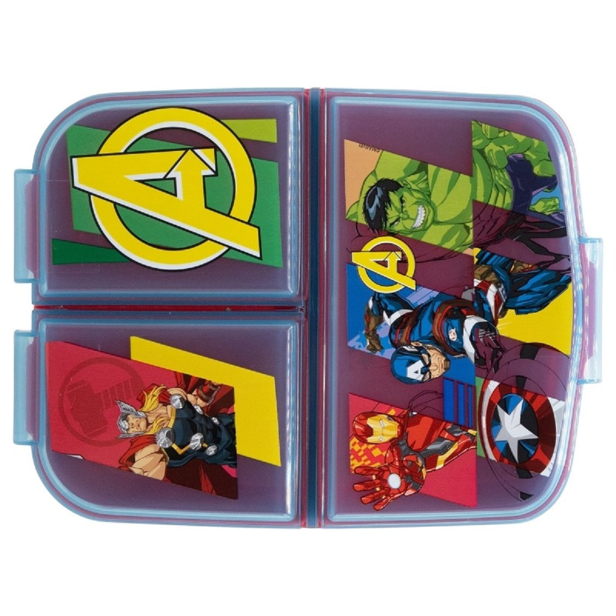 Marvel Kinder Brotdose – Lunchbox mit 3 Fächern & tollem Design