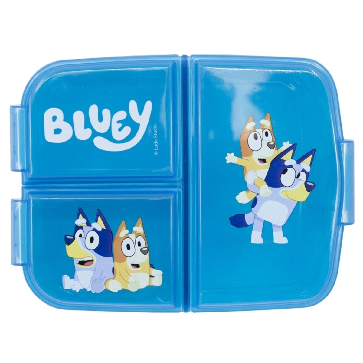 Bluey Kinder Brotdose – Lunchbox mit 3 Fächern & tollem Design