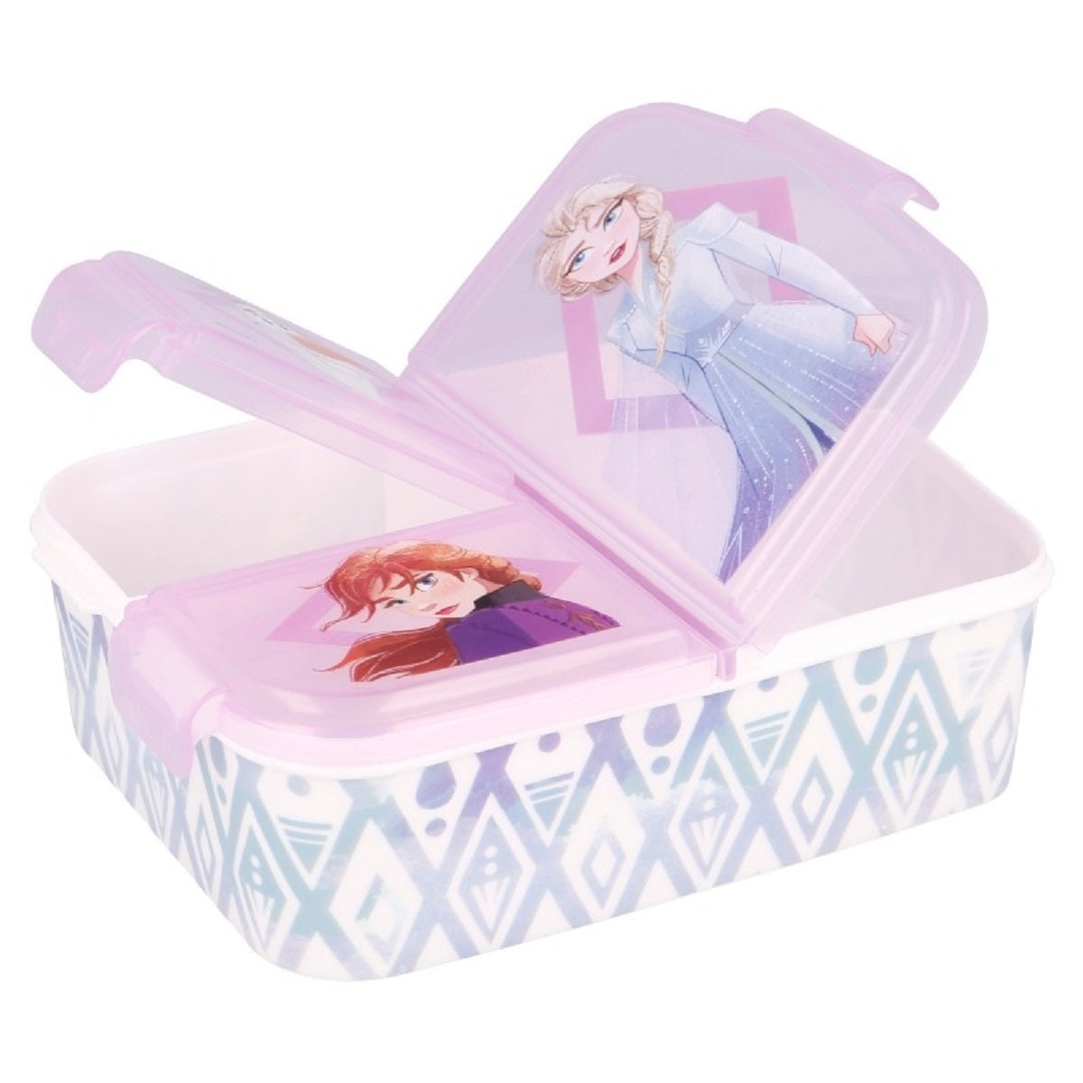 Disney Frozen Kinder Brotdose – Lunchbox mit 3 Fächern & tollem Design