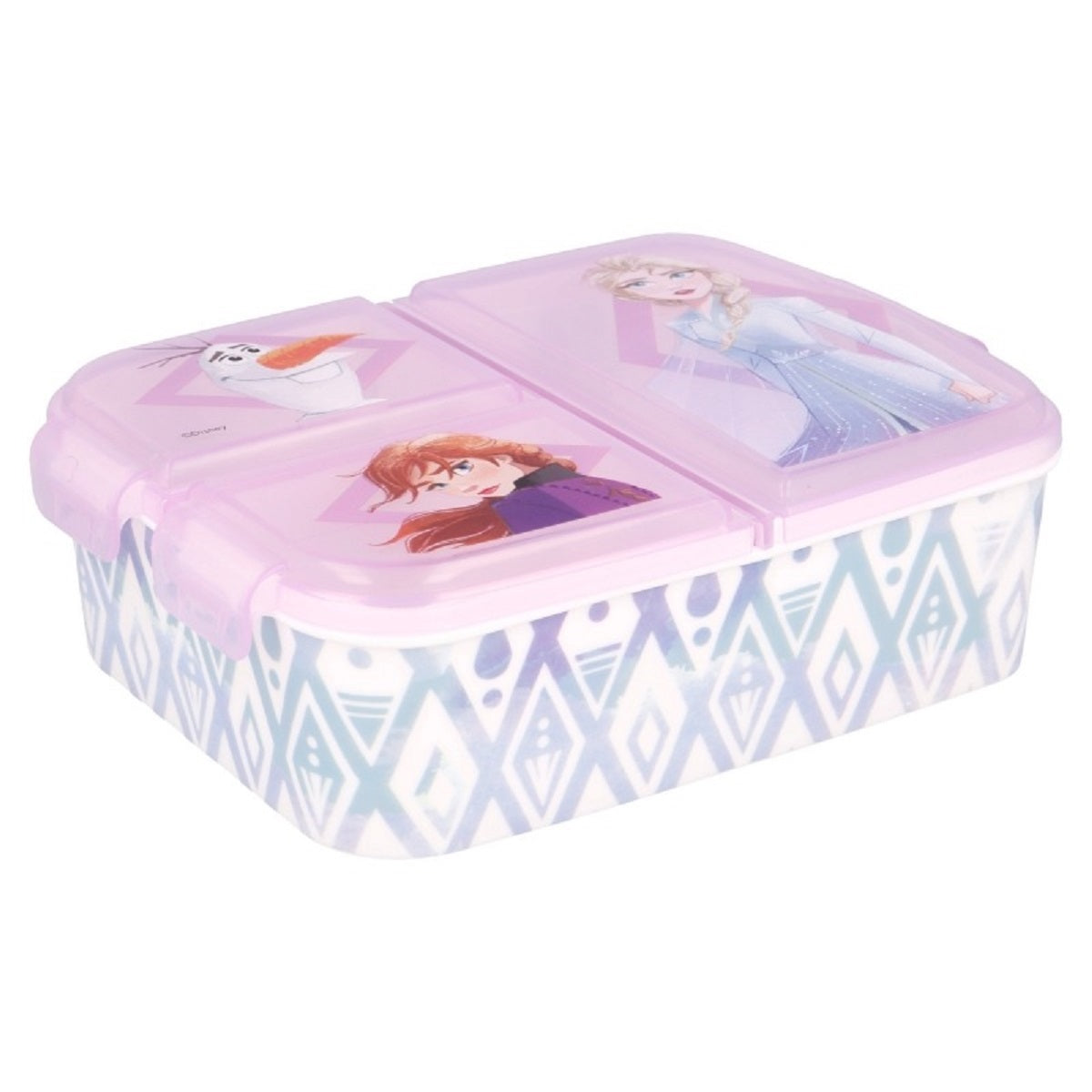 Disney Frozen Kinder Brotdose – Lunchbox mit 3 Fächern & tollem Design