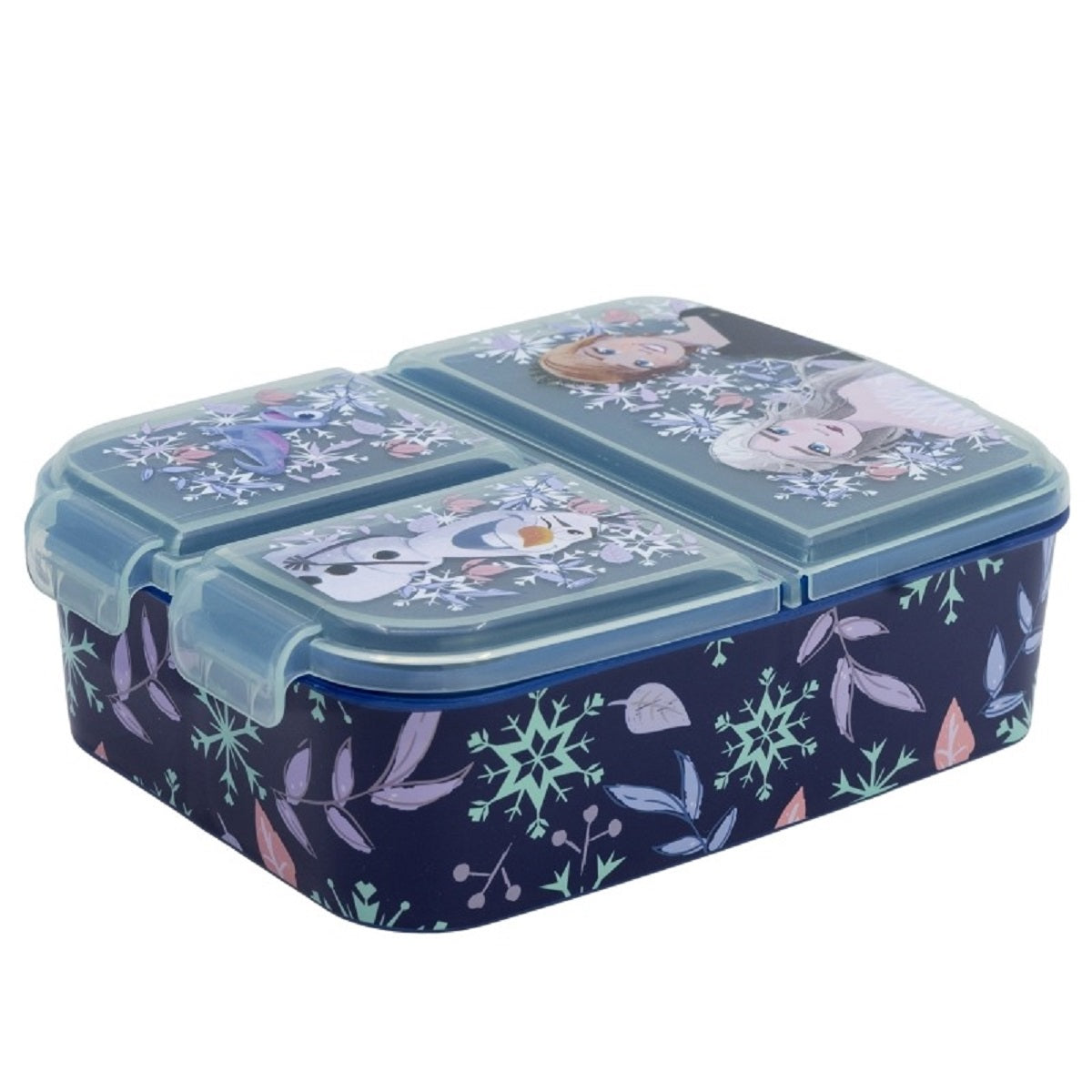 Disney Frozen Kinder Brotdose – Lunchbox mit 3 Fächern & tollem Design