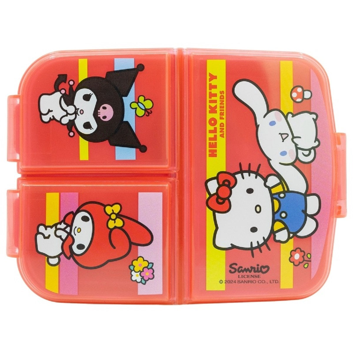 Hello Kitty Kinder Brotdose – Lunchbox mit 3 Fächern & tollem Design