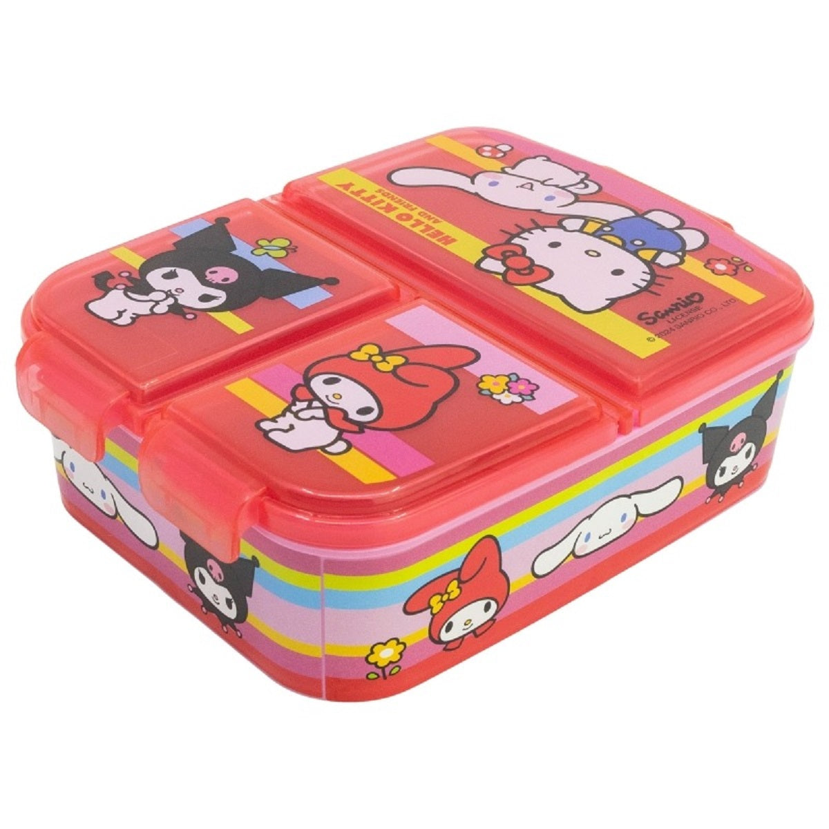 Hello Kitty Kinder Brotdose – Lunchbox mit 3 Fächern & tollem Design