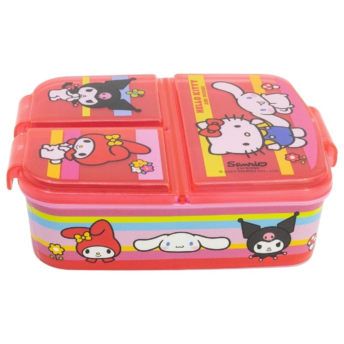 Hello Kitty Kinder Brotdose – Lunchbox mit 3 Fächern & tollem Design