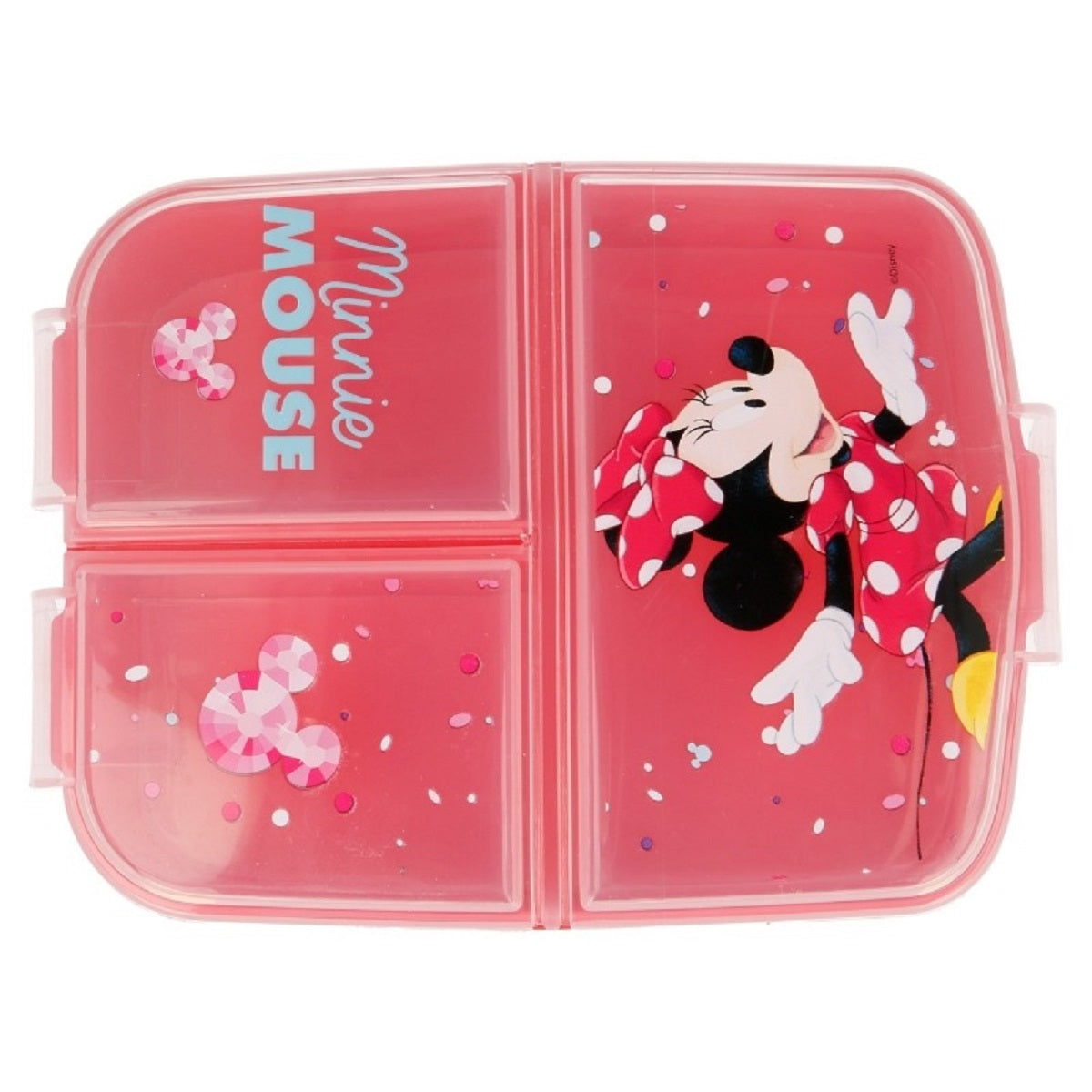 Disney Minnie Mouse Kinder Brotdose – Lunchbox mit 3 Fächern & tollem Design