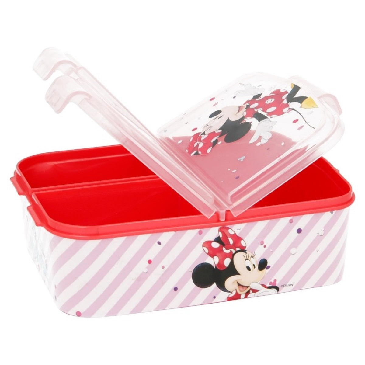 Disney Minnie Mouse Kinder Brotdose – Lunchbox mit 3 Fächern & tollem Design