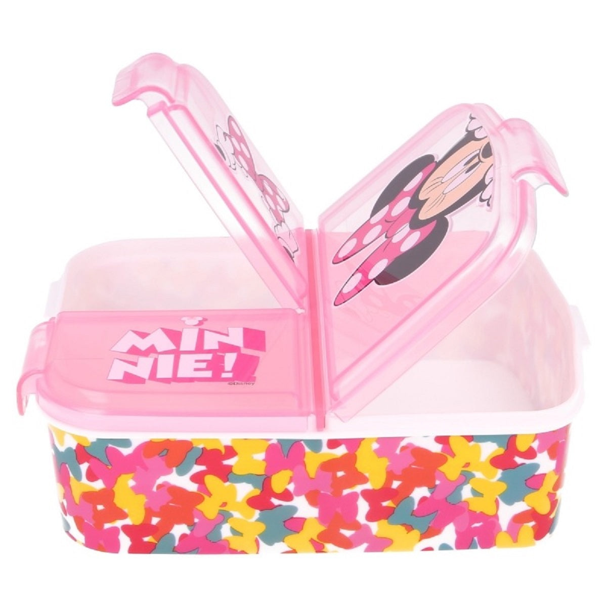 Disney Minnie Mouse Kinder Brotdose – Lunchbox mit 3 Fächern & tollem Design