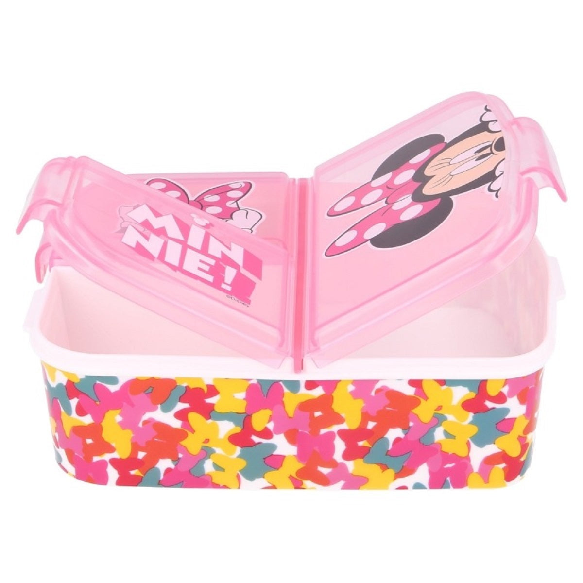 Disney Minnie Mouse Kinder Brotdose – Lunchbox mit 3 Fächern & tollem Design