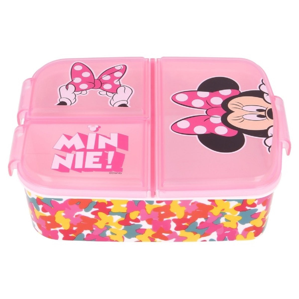 Disney Minnie Mouse Kinder Brotdose – Lunchbox mit 3 Fächern & tollem Design