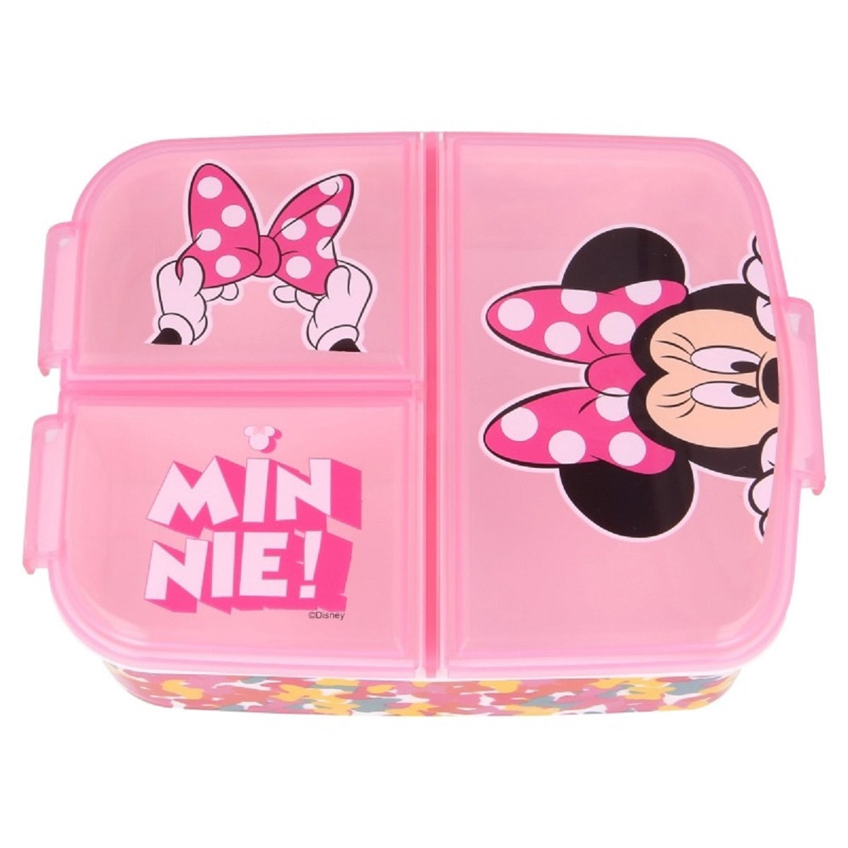 Disney Minnie Mouse Kinder Brotdose – Lunchbox mit 3 Fächern & tollem Design