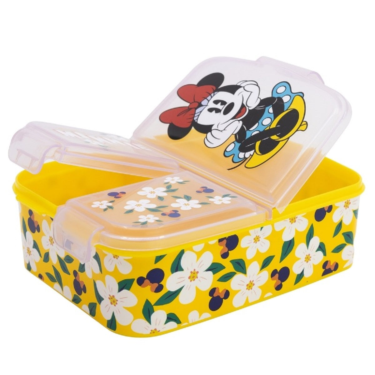 Disney Minnie Mouse Kinder Brotdose – Lunchbox mit 3 Fächern & tollem Design