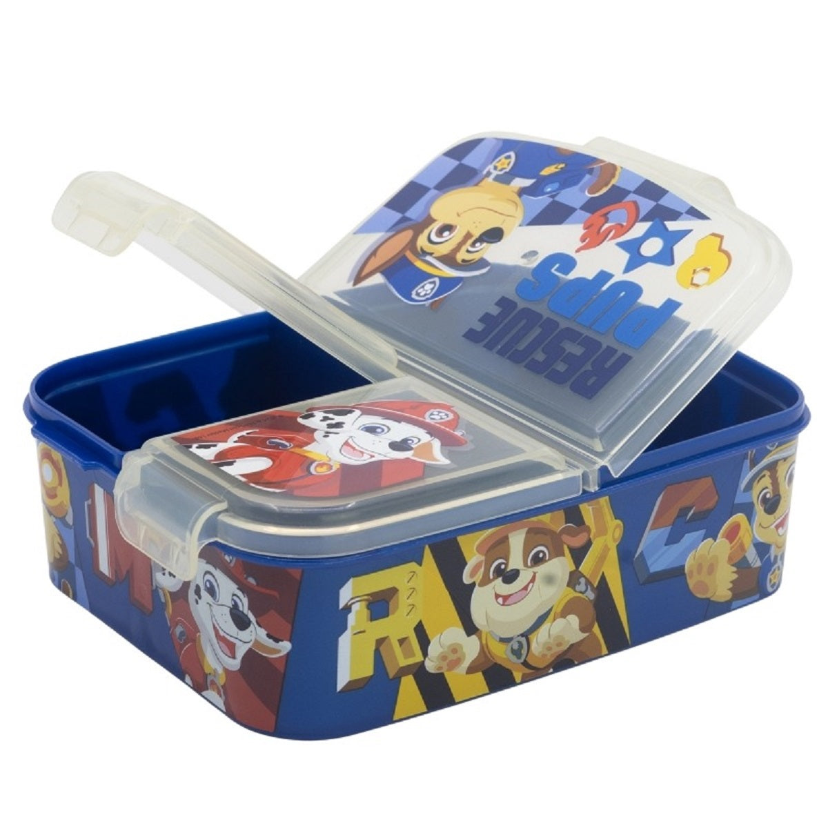 Paw Patrol Kinder Brotdose – Lunchbox mit 3 Fächern & tollem Design