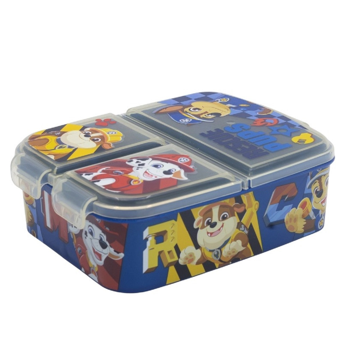 Paw Patrol Kinder Brotdose – Lunchbox mit 3 Fächern & tollem Design